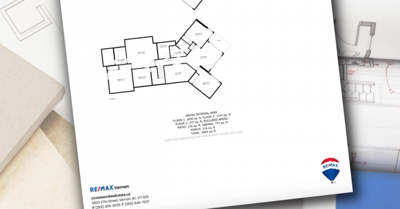 Floor Plans 3610 Rosedale Avenue West, Armstrong, BC